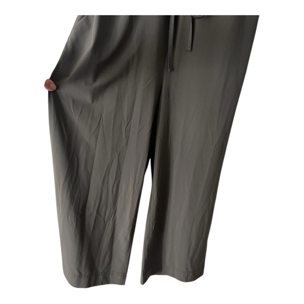 Athleta Topanga Jumpsuit Women's XS Petite Olive Green Featherweight Stretch NEW - Picture 8 of 8